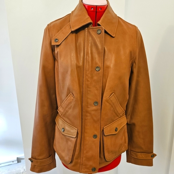 Eddie Bauer leather jacket - Picture 1 of 4